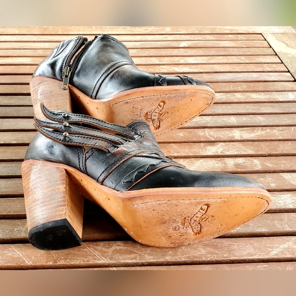 Authentic Freebird Gate Ankle Boots 3" Heel - Picture 4 of 5